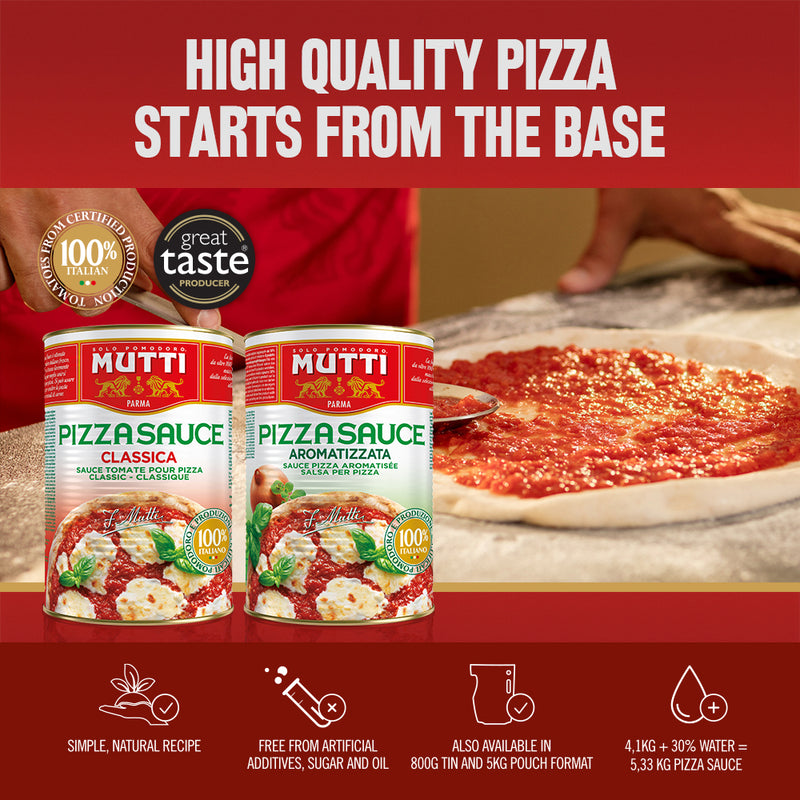 Mutti Classic Italian Tomato Pizza Sauce - 5kg