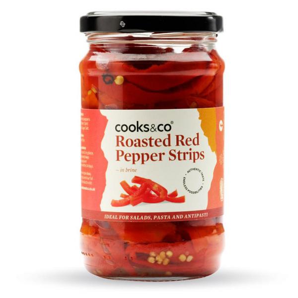 Roasted Red Peppers Strips - 300g Jar