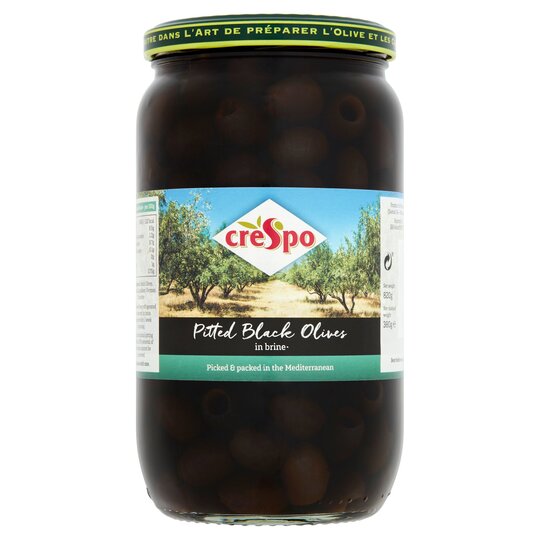 Pitted Black Olives - 820g Jar