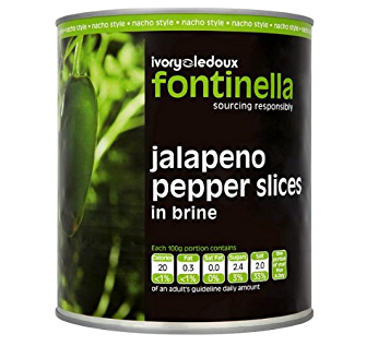 Sliced Green Jalapeño Peppers  - (Large 800g)